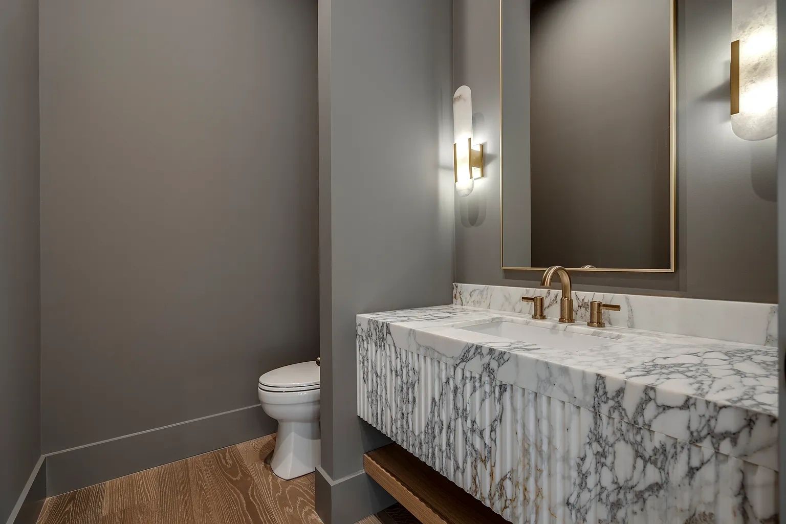 Powder bathroom — Select Custom Home